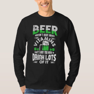 Öl har många vitaminer S. Patrick S Day T Shirt