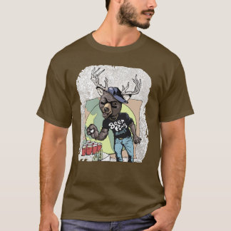 Öl? Hybrid- Pong rolig ölhjort Tee Shirt