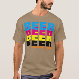 ÖL i CMYK färg, min favoritdryck Tee Shirt