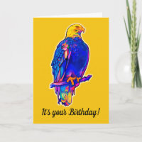 Öl i Grattis på födelsedagen-kortet i Färg