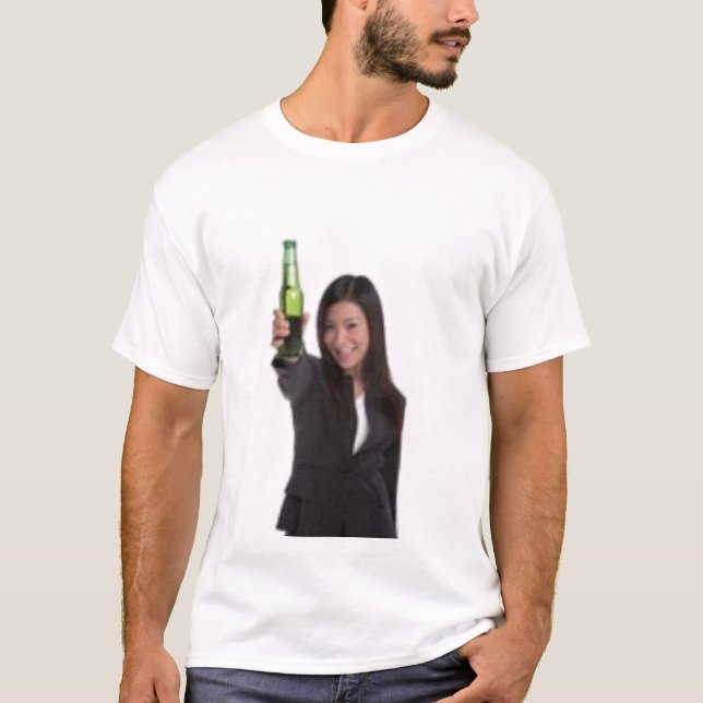 Öl! Inte precis för frukost anymore T-shirt (Framsida)