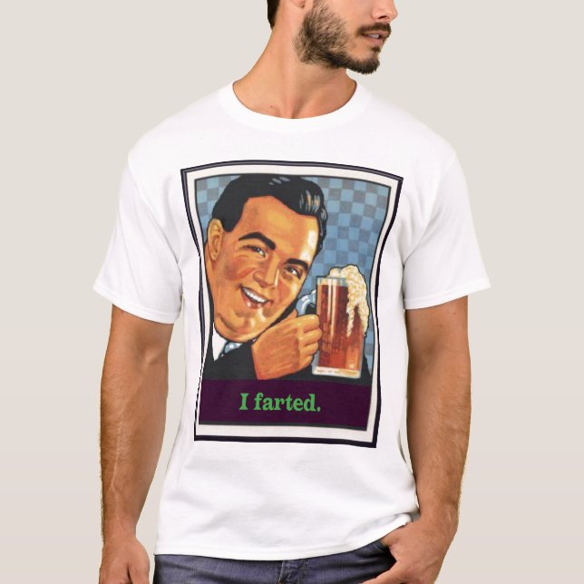 Öl! Jag farted. T-shirt (Framsida)