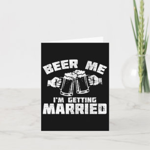 Öl - jag Gifta sig Groom Marskalkars Funn Kort