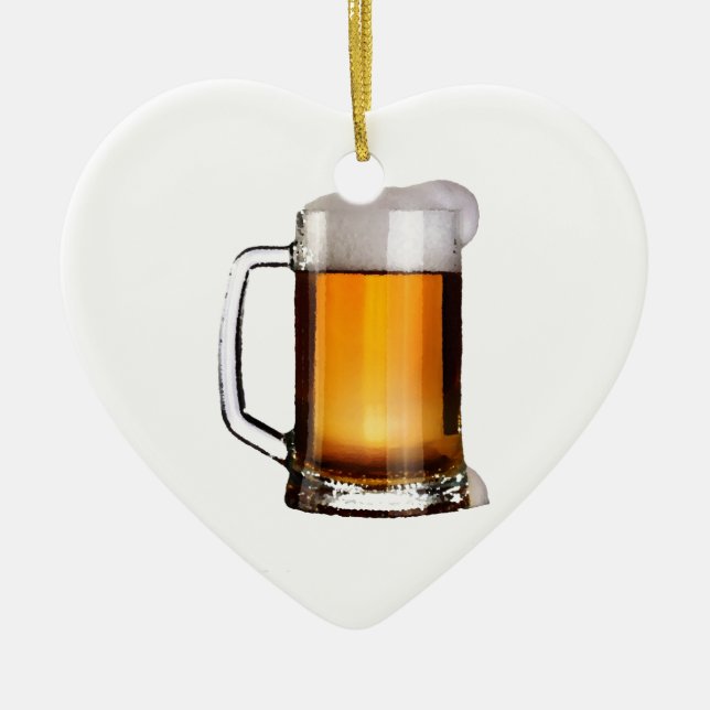 Öl Julgransprydnad Keramik (Framsidan)