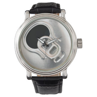 Öl kan öppna drycken metall behållare armbandsur