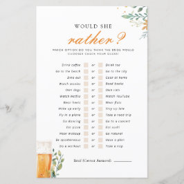 Öl Kärlek brinner, skulle hon hellre spela Möhippa