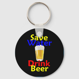 Öl Keychain för sparavattendrink Nyckelring