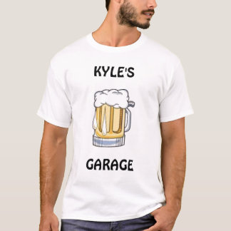 öl KYLES, skräddarsy GARAGE - Tee Shirt