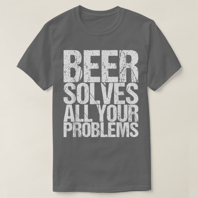 Öl löser alla dina problem T-Shirt (Design framsida)