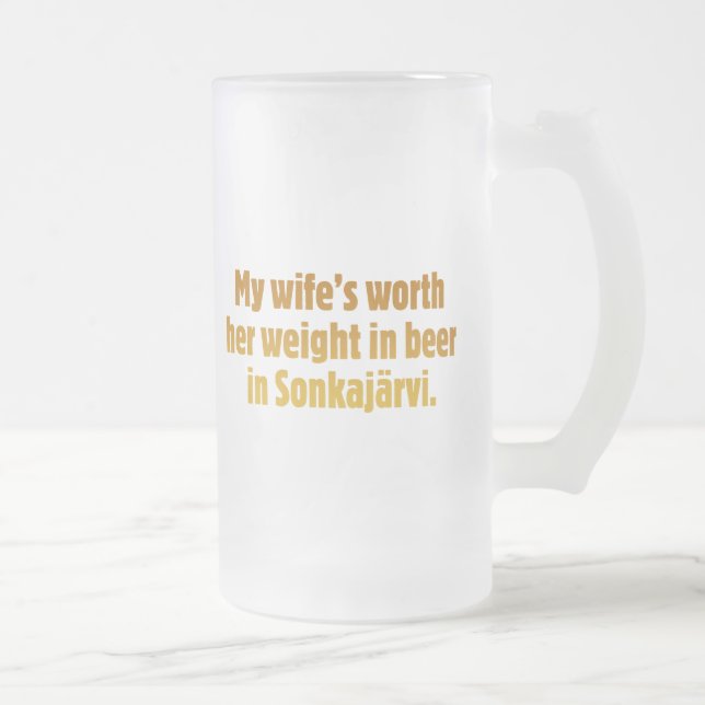 Öl Make Frostad Glas Mugg (Höger)