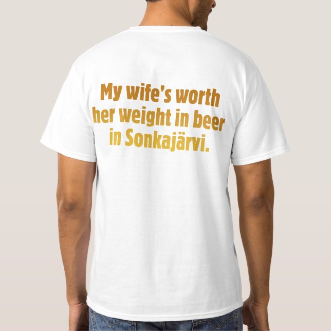 Öl Makehus Tillbaka Värde T-shirt (Baksida)
