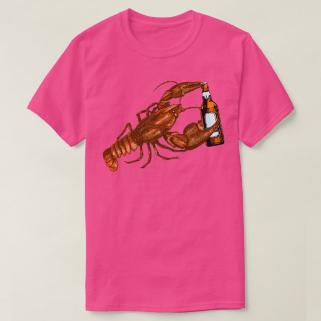 Öl med lockbete T Shirt (Design framsida)