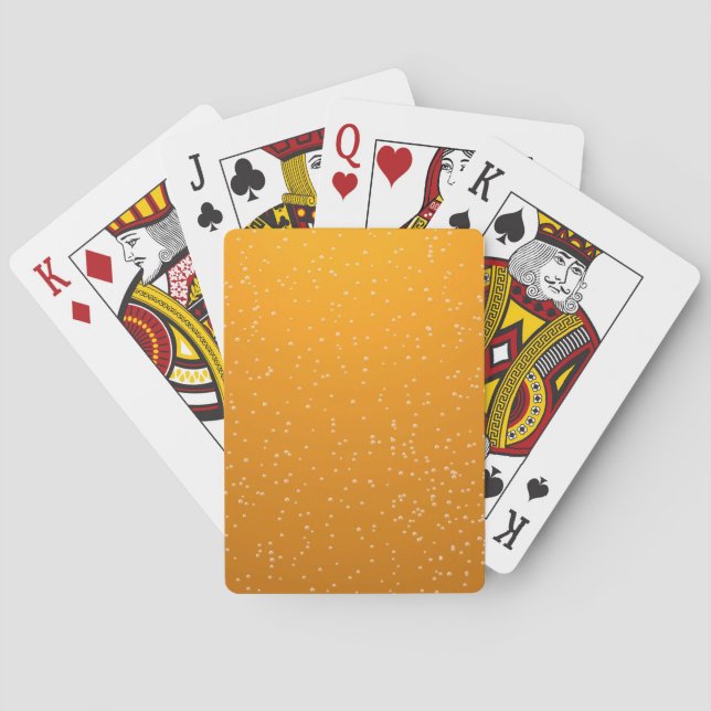 Öl med små bubblor Bakgrundskonst Casinokort (Baksidan)