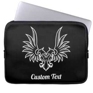 Öl med två huvuden Laptop sleeve