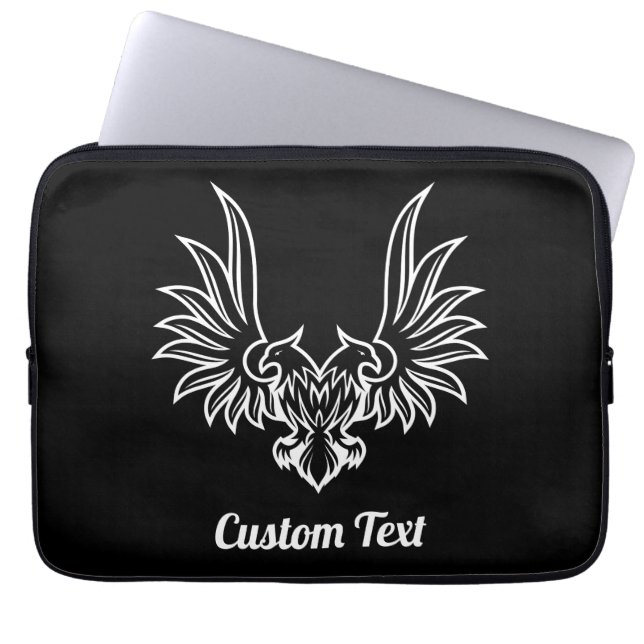 Öl med två huvuden Laptop sleeve (Framsidan)