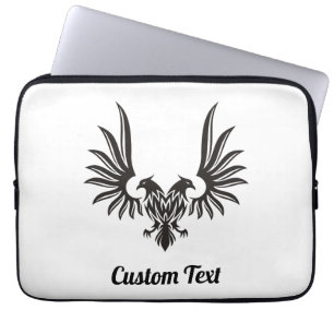 Öl med två huvuden Laptop sleeve