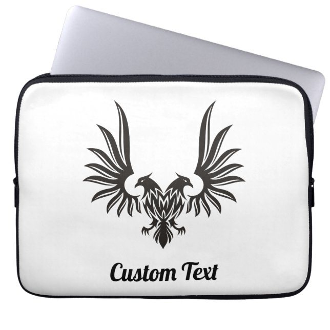 Öl med två huvuden Laptop sleeve (Framsidan)