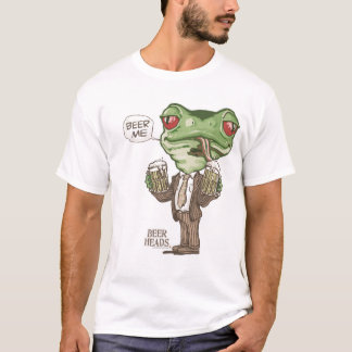 Öl mig grön groda vid Mudge studior T Shirt