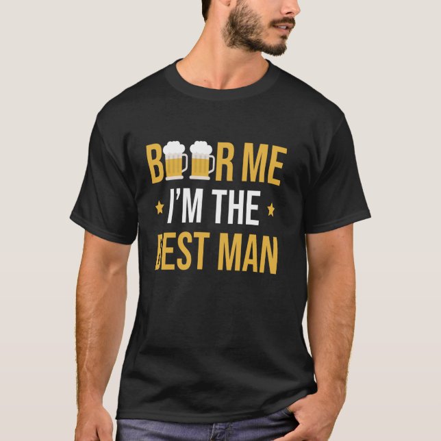 Öl Mig Jag Är Bästman Möhippa T Shirt (Framsida)