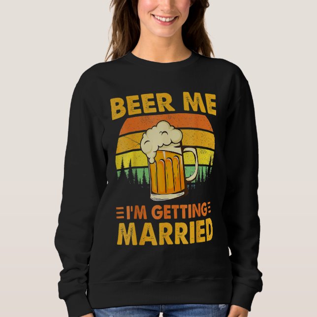 Öl mig jag ska gifta mig Man  Brudgum Sällskapsman T Shirt (Framsida)
