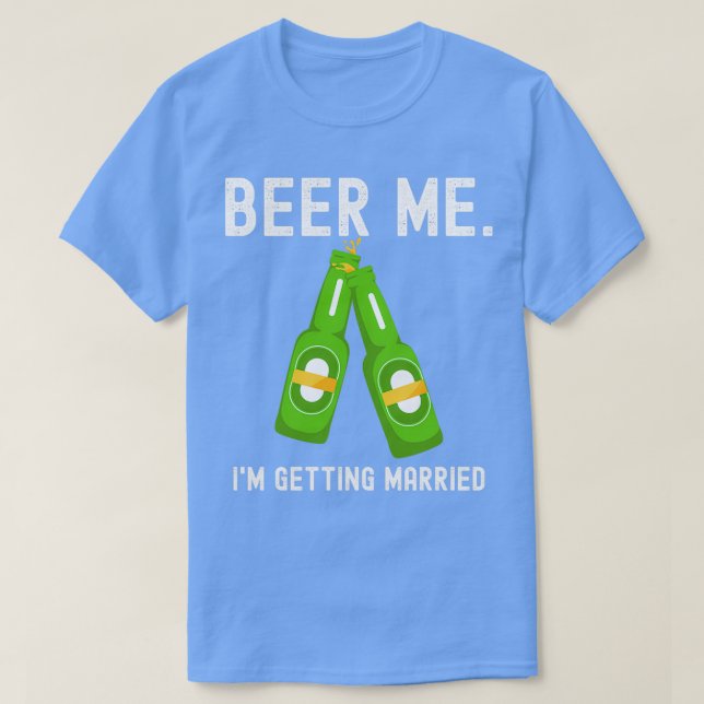 Öl mig jag ska gifta mig rolig sventrupp Party T Shirt (Design framsida)