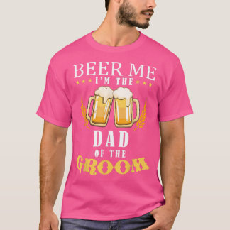 Öl mig Pappa i Groom Drinking Team Bröllop T Shirt