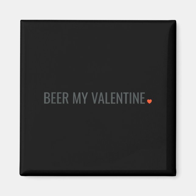 Öl Min Valentin Rolig  Magnet (Framsidan)