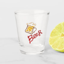 Öl mugg med öl- och skumbildningsglas