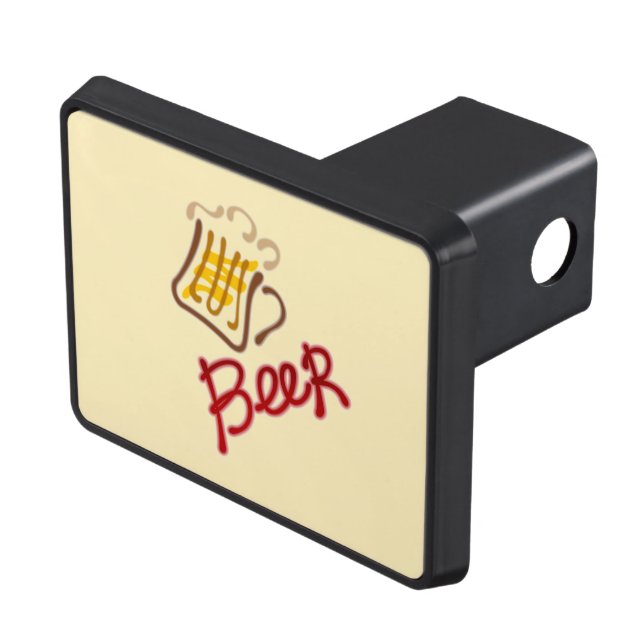 Öl mugg med öl- och skumtäcke dragkroksskydd (Topp Höger)