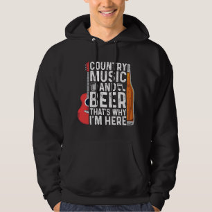 Öl musik och öl, varför jag är här i Land Hoodie