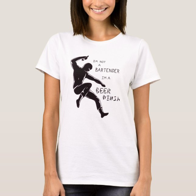 Öl Ninja T-shirt (Framsida)