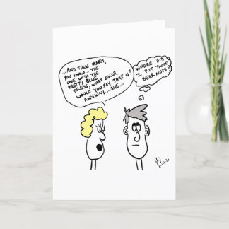 Öl-Nöt-jubileumskort Tack Kort