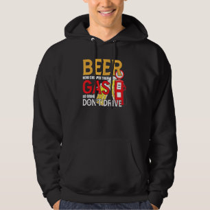 Öl nu billigare än gasdryck Driv inte öl Hoodie