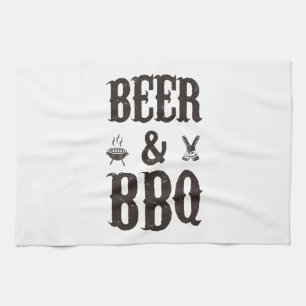 Öl och BBQ Kökshandduk