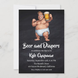 Öl- och blöjpartiets manar-inbjudningar inbjudningar