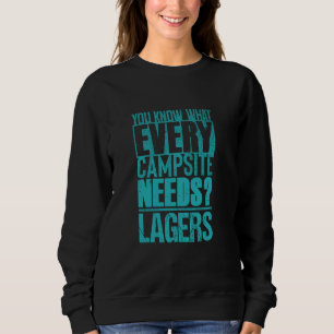Öl och Camping Älskare u2013 Funny Lager Fläkt Sar T Shirt