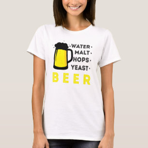Öl och homebrev eller Skutt yeas av Vatten eller T Shirt