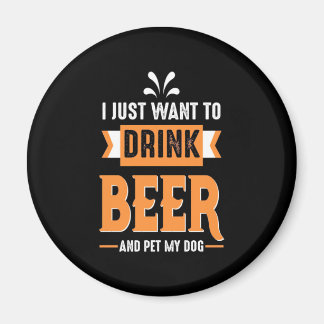 Öl och Hund Magnet