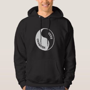 Öl Och Kräftor Grafisk Design Hoodie