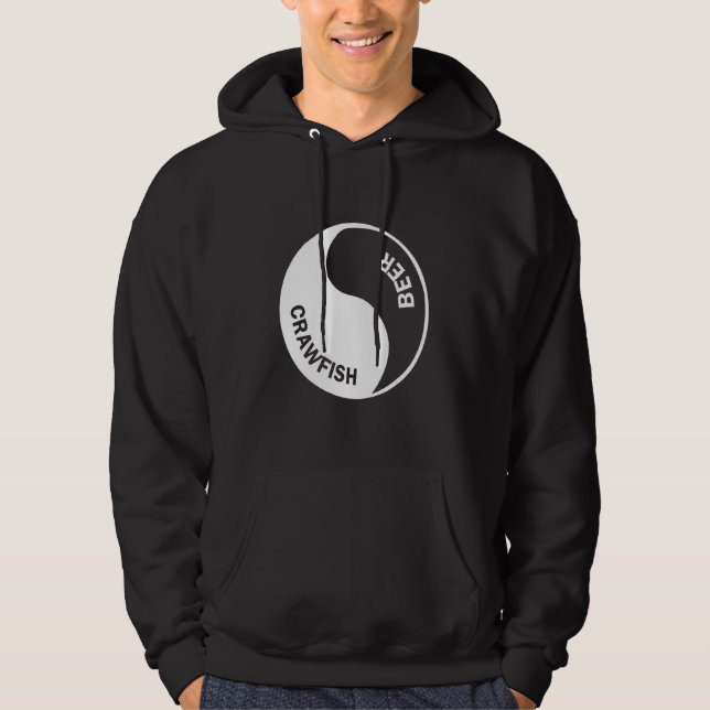 Öl Och Kräftor  Grafisk Design Hoodie (Framsida)
