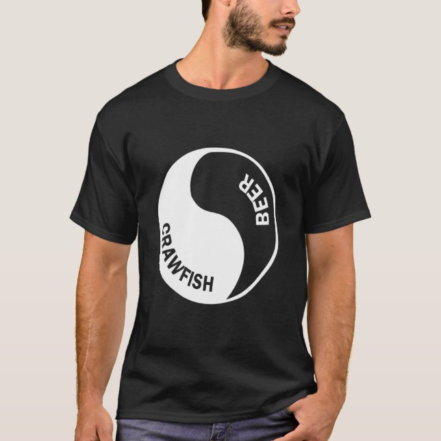 Öl Och Kräftor Grafisk Design T Shirt (Framsida)