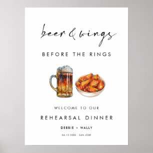 Öl och kycklingvingar före ringarnas repetitionsmi poster