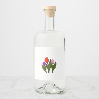 Öl- och likhetsetiketter spritflaskor etikett