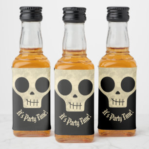 Öl- och likhetsetiketter spritflaskor etikett