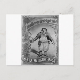 Öl och livsmedel 1887 vykort