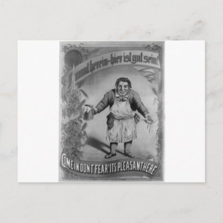 Öl och livsmedel 1887 vykort