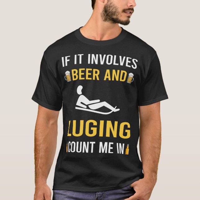 Öl och Luge Luger T Shirt (Framsida)