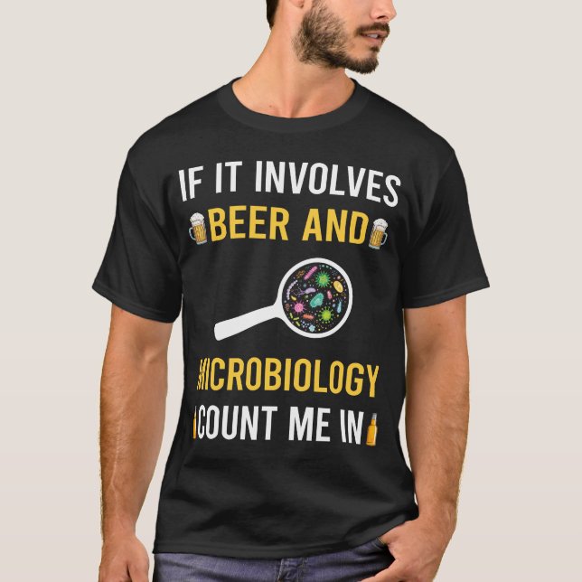 Öl- och mikrobiologimikrobiolog t shirt (Framsida)