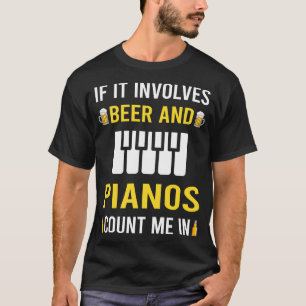 Öl och Piano Pianist T Shirt