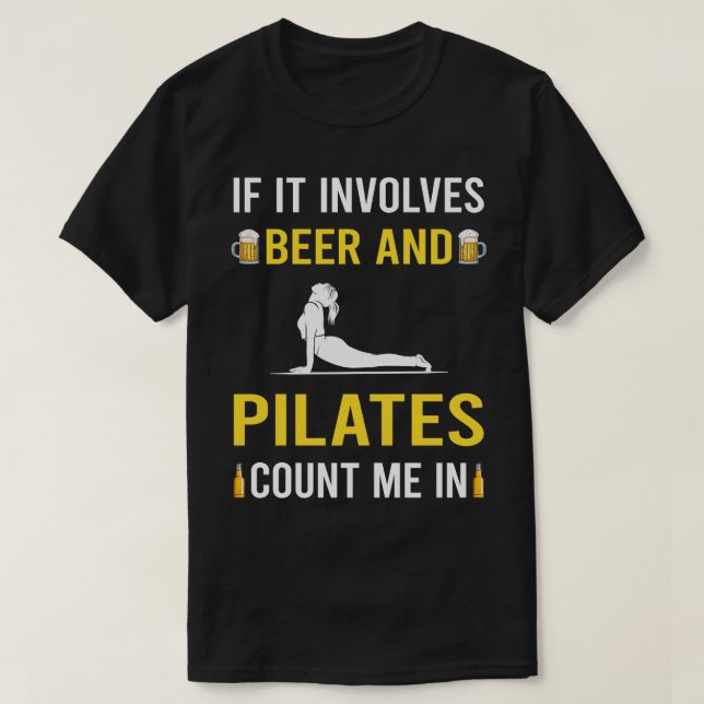 Öl och pilater t shirt (Design framsida)